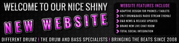 New Different Drumz DnB Radio Website Slider