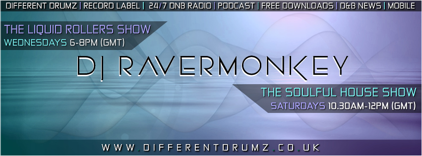 DJ Ravermonkey on Different Drumz Radio