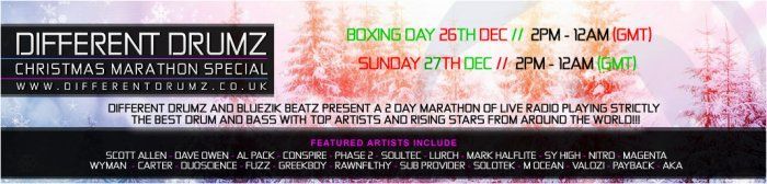 DIFFERENT DRUMZ X-MAS MARATHON SPECIAL