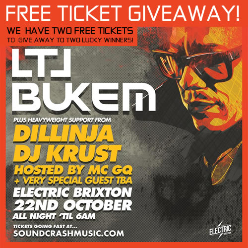 Different Drumz LTJ Bukem Ticket Giveaway