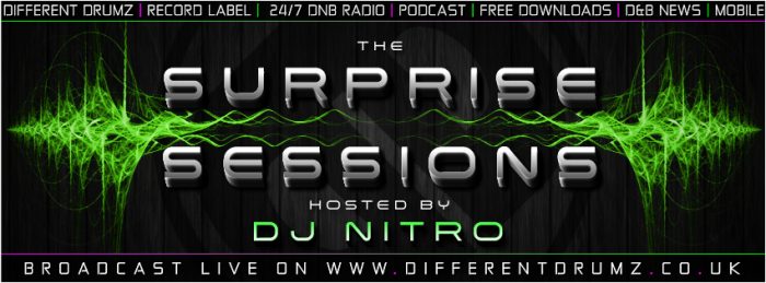The Surprise Sessions with DJ Nitro Live on Different Drumz Radio