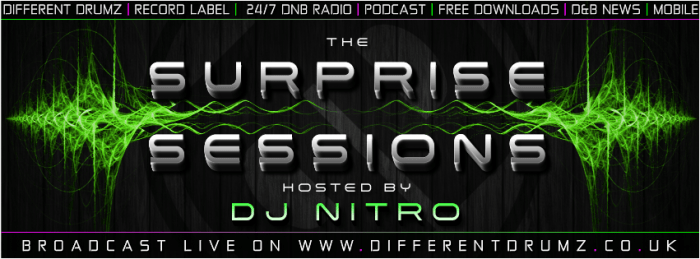 The Surprise Sessions with DJ Nitro Live on Different Drumz Radio