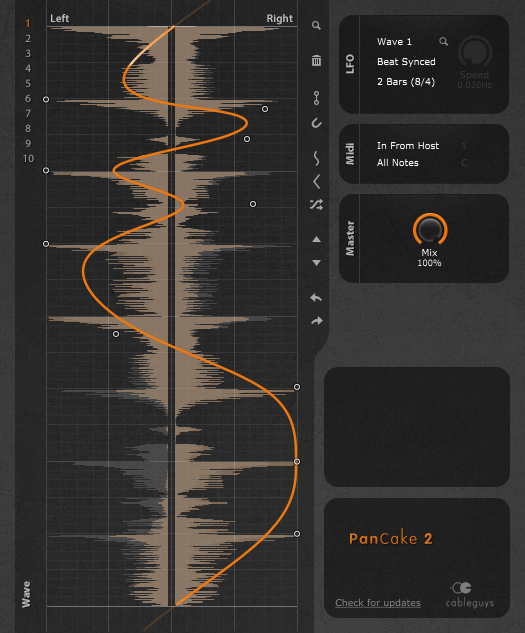 PanCake 2 | Flexible Panning Modulation – Free VST Plugin