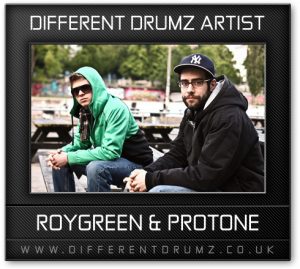 RoyGreen & Protone Different Drumz Artist Image