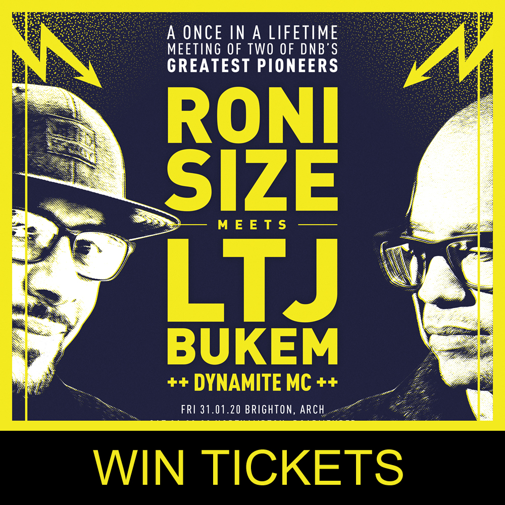 Roni Size & LTJ Bukem Different Drumz Ticket Giveaway