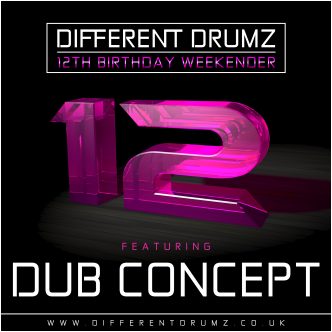 Dub Concept Different Drumz 12th Birthday Mix
