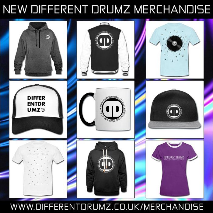 New Different Drumz DnB Merchandise 2020