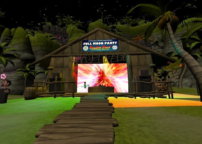 Bassline Beach - Night - DJ Hut
