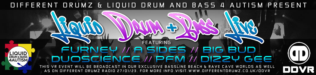 DDVR & Liquid Drum & Bass 4 Autism Present: Liquid Drum & Bass Live @ Bassline Beach