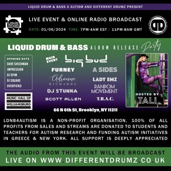 LDNB4A Liquid Drum & Bass Album Release Party