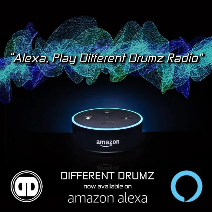 Different Drumz Radio Now Available on Amazon Alexa