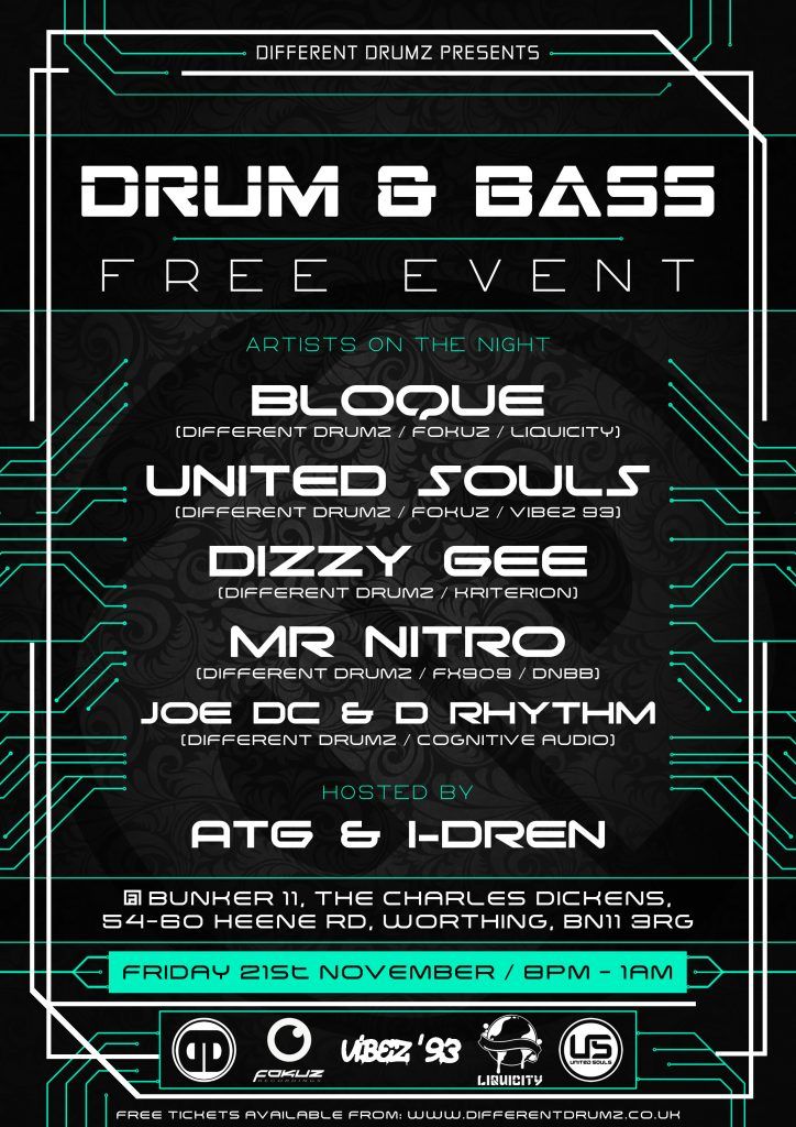 Different Drumz Presents: The Return - Free Drum & Bass @ Bunker 11 (21,11,25)